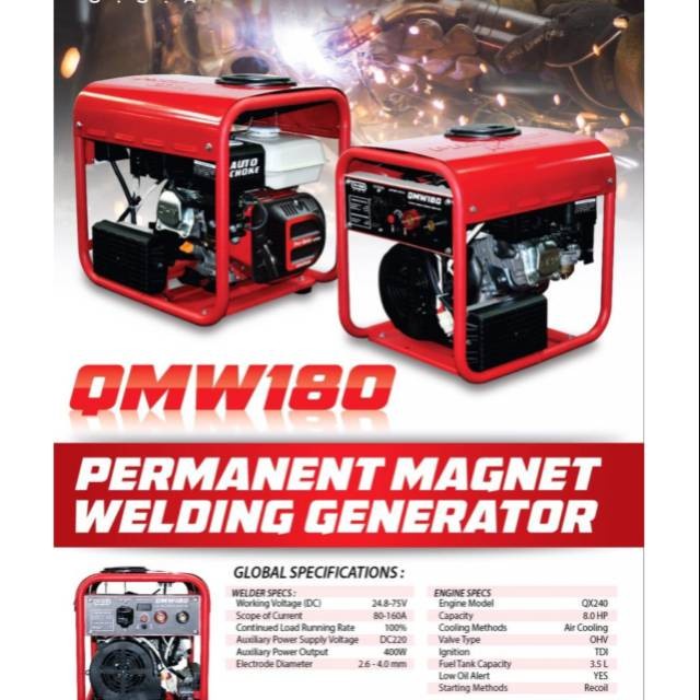 GENSET LAS QMW 180 PROQUIP