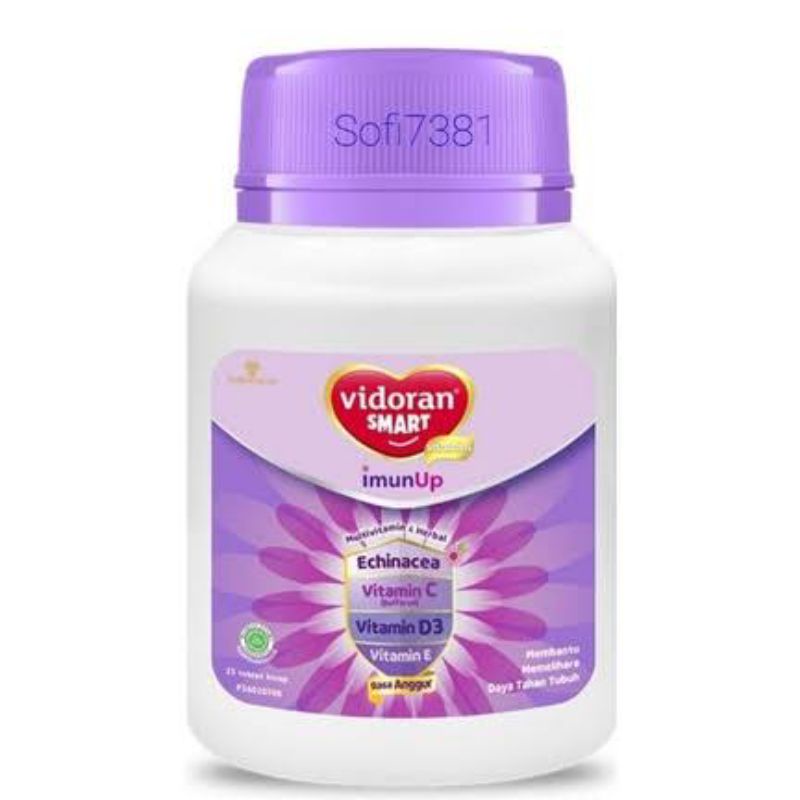 Vidoran IMUN UP tablet hisap Vitamin D3 Vit C anak ed 9 2023