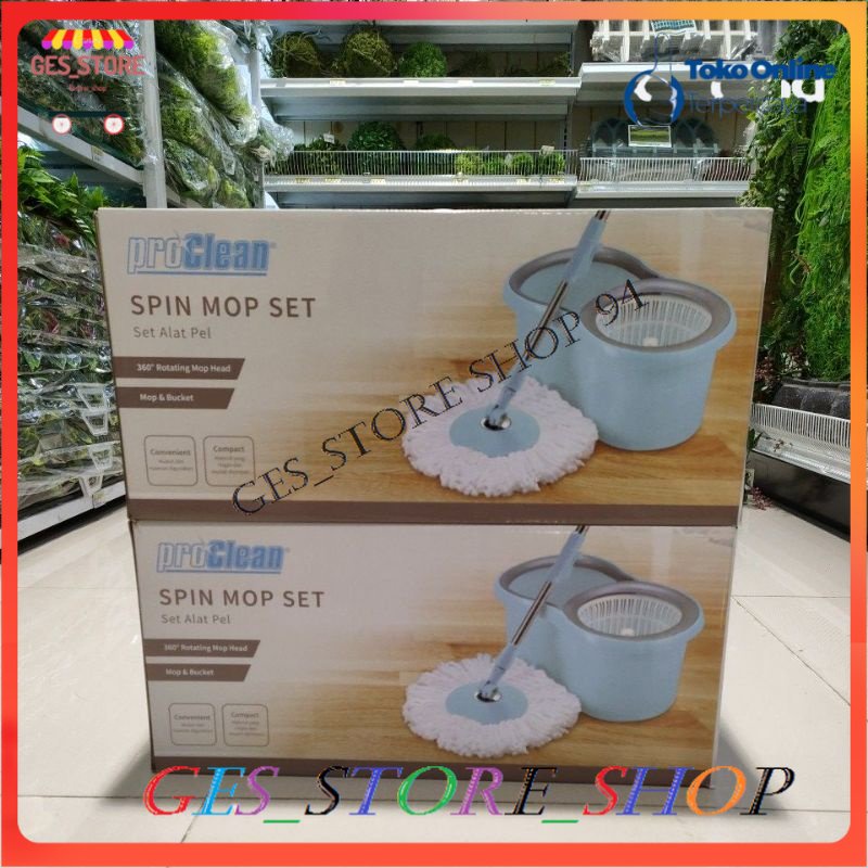 Proclean Set alat Pel Putar Spin Mop