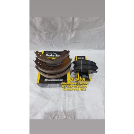 KAMPAS REM DEPAN BELAKANG GRAND MAX LUXIO MK KASHIYAMA K2398 D2282