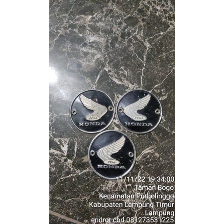 emblem tanki honda dream cb92 original
