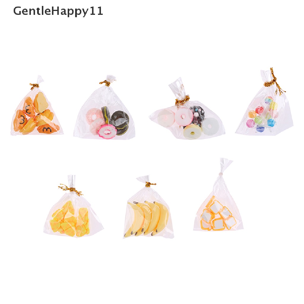 Gentlehappy1per12rumah Boneka Miniatur Dapur Makanan Dessert Tea Time Snack French Macaroon Toy id