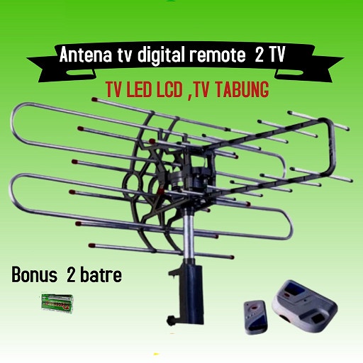 Jual Antena Tv Digital Antena Tv Digital Outdoor Luar Remote Booster Kabel Siap Pakai