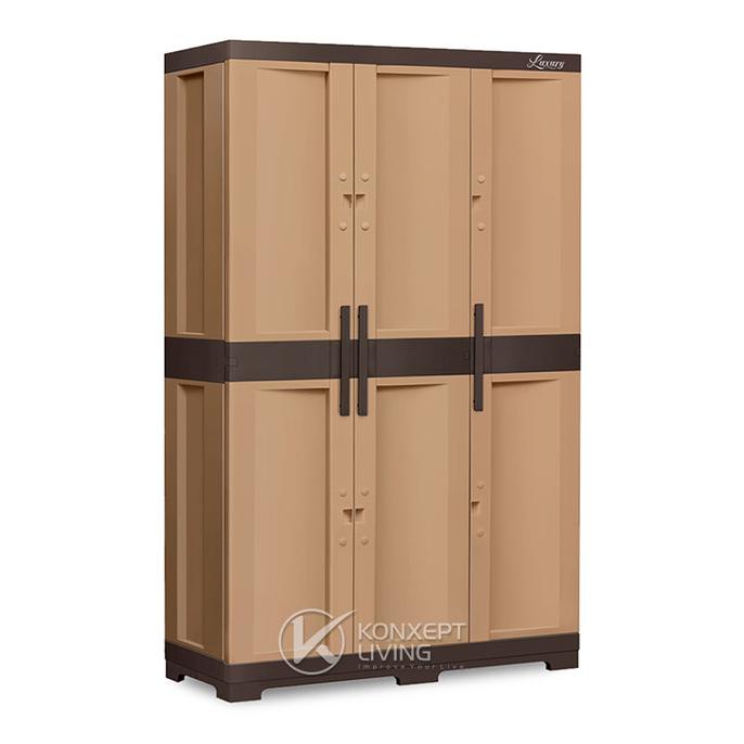 

Lemari Plastik Serbaguna Tabitha Luxury - LX3 GT Lemari 3 Pintu stock ready