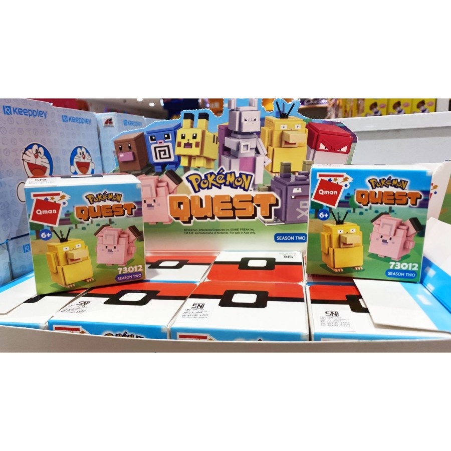 Sale Mainan: Qman Pokemon Quest Season Two 73012 Original