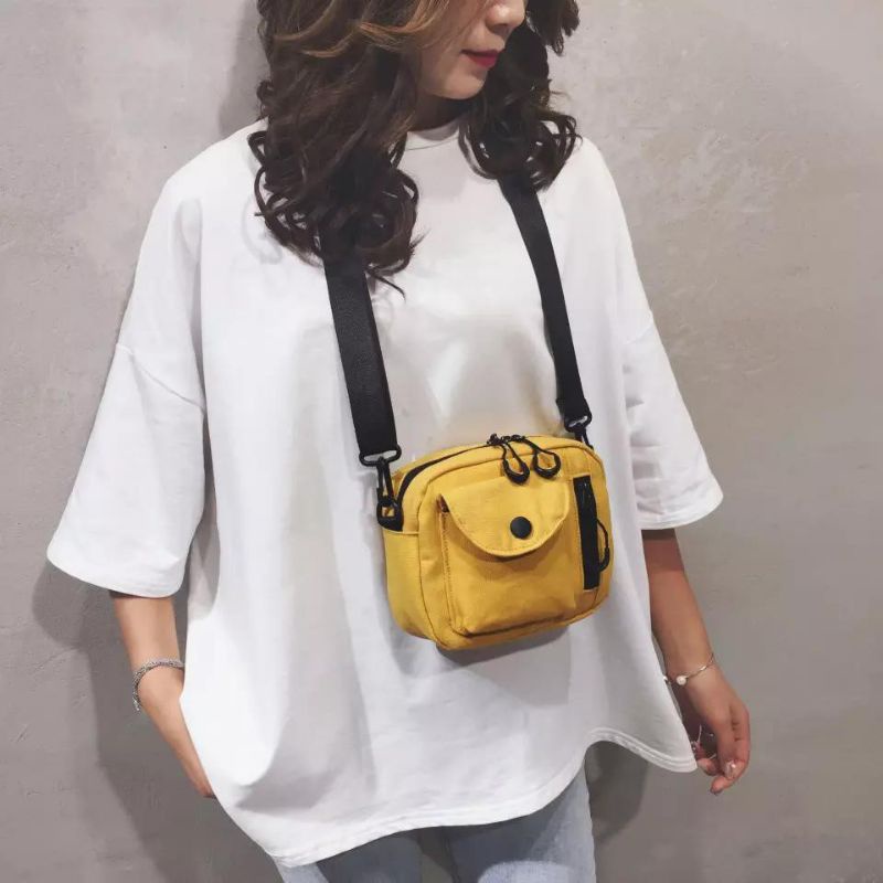 Tas Selempang Wanita Pria Mini Sport Sporty Swag Sling Bag