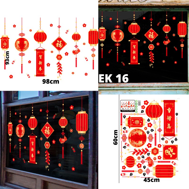 WALLSTICKER IMLEK WALL STIKER SETIKER STICKER DINDING TEMBOK IMLEX LEMARI KACA DAPUR KAMAR RUANG TAMU MOTIF IMLEK IMLEX CHINESE NEW YEAR TAHUN BARU CHINA CINA 2023 FU NATAL GANTUNGAN KAOS KAKI WALLPAPER PAPER HIASAN TEMPELAN IMLEK KELINCI HAMPERS SINC