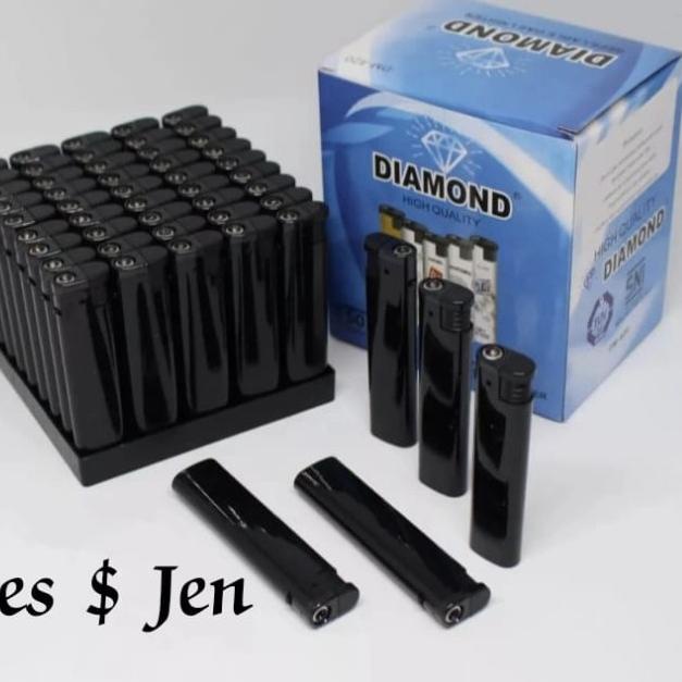 Korek Gas Bara Polos Hitam ( isi 50 pcs )