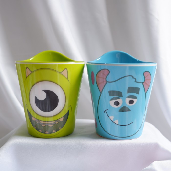 Gelas Cangkir Mug Karakter Kartun Anak Disney Rapunzel Ariel Lucu Unik