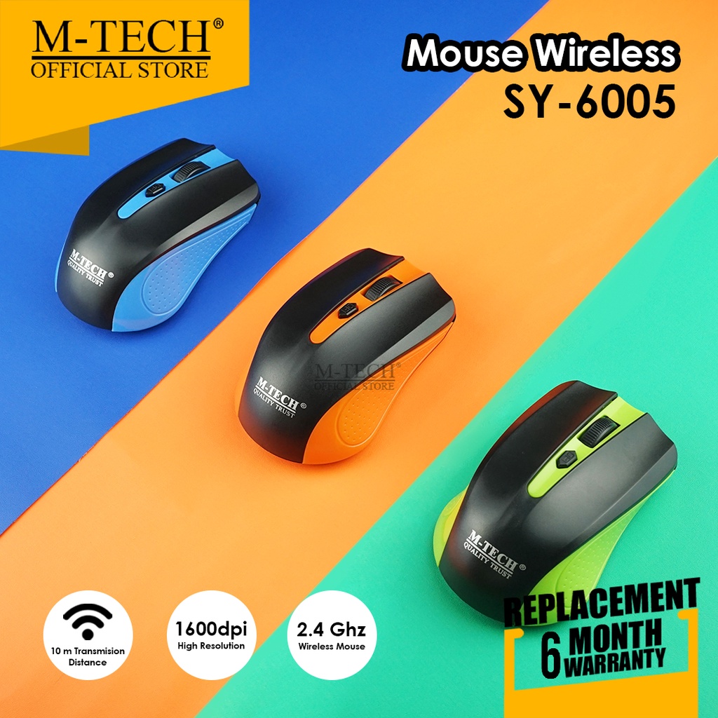 Mouse Wireless Original Mtech 6005