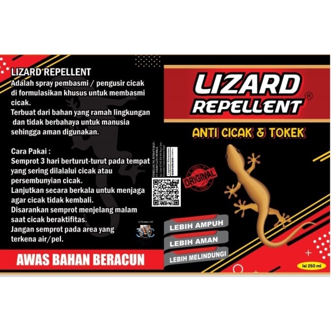 Lizard Repellent Spray  Basmi Cicak Usir Cicak Racun Cicak Racun Tokek