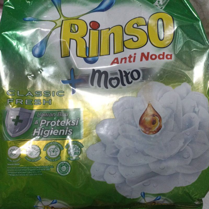 Promo Rinso clasic fresh+molto anti noda 430gr/600gr