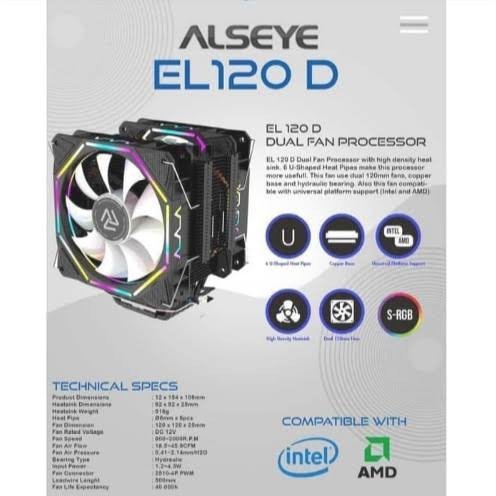 Alseye Fan Processor 6 Pipa Pentagon EL120D RGB