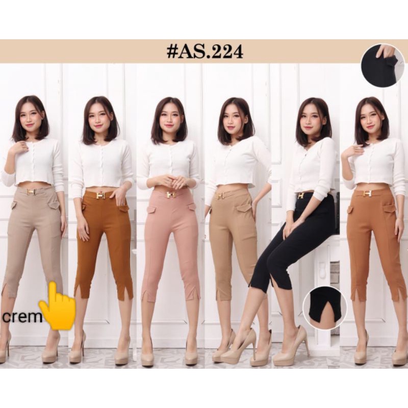 Celana soft jeans import Celana 7/8 wanita Celana super strech Celana wanita premium import