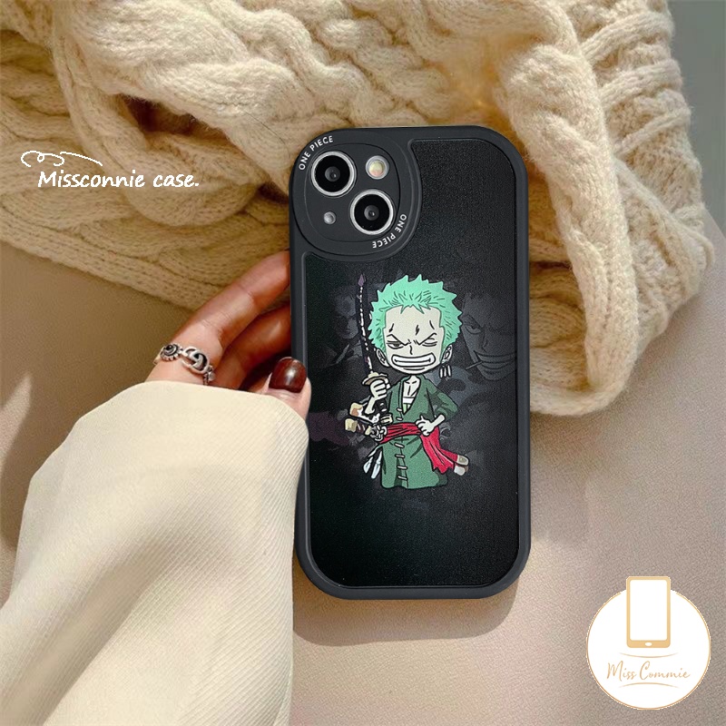 Soft Case Tpu Motif Kartun One Piece Luffy Zoro Untuk IPhone 7 6s 8 6 Plus 11 Pro MAX XR 14 13 12 Pro MAX 14 Plus X XS MAX SE 2020