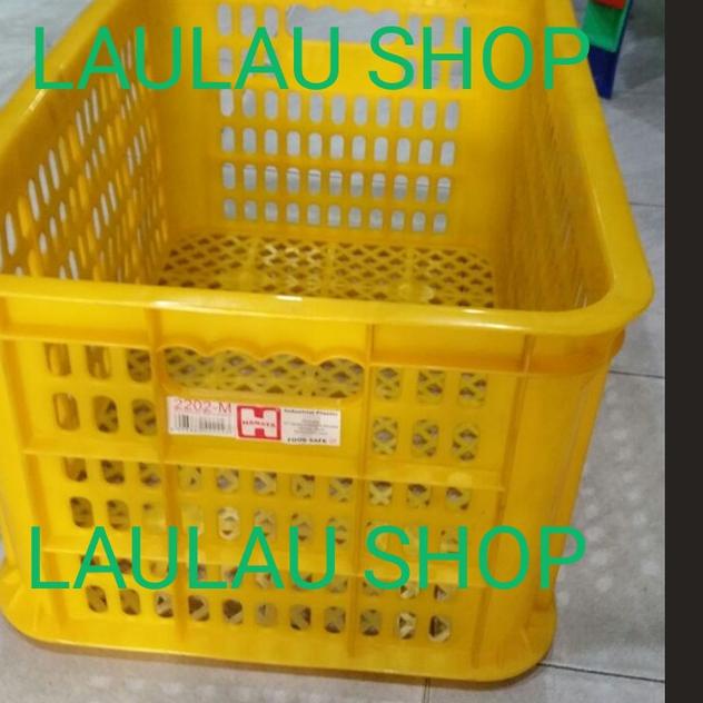 

KERANJANG BUAH HANATA 2202 M / BOX INDUSTRI CONTAINER SERBAGUNA