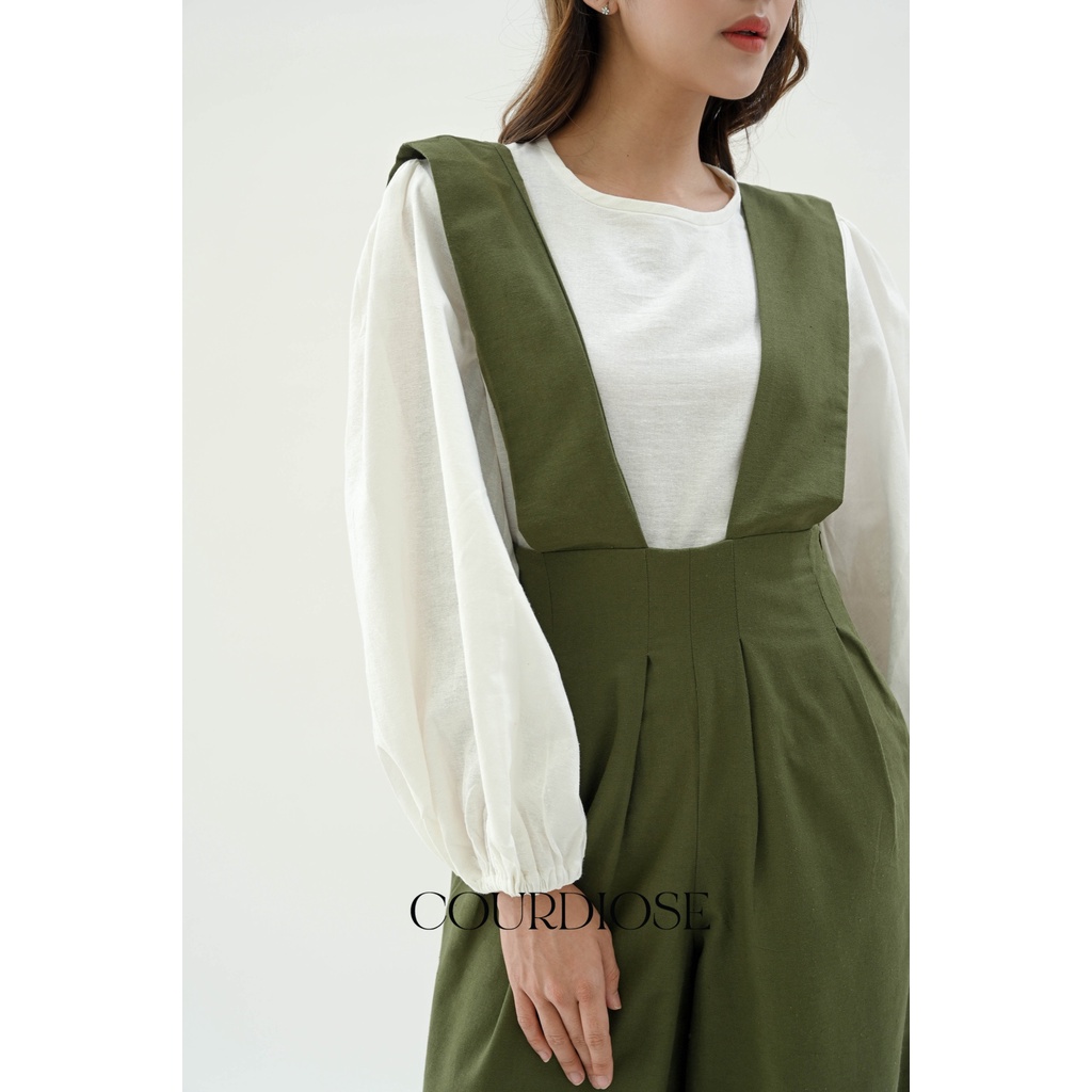 Carina Jumpsuit / jumpsuit Celana Panjang Wanita / Linen Jumpsuit Wanita / Korean Jumpsuit Wanita / 