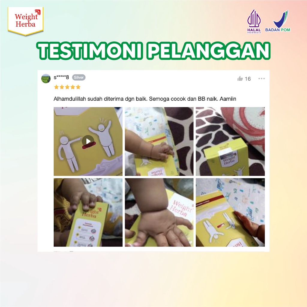 Weight Herba 3 Box Susu Penggemuk Badan Penambah Berat Badan dan Penambah Nafsu Makan Dewasa Secara Herbal Alami Original Halal BPOM bisa COD Isi 200gr