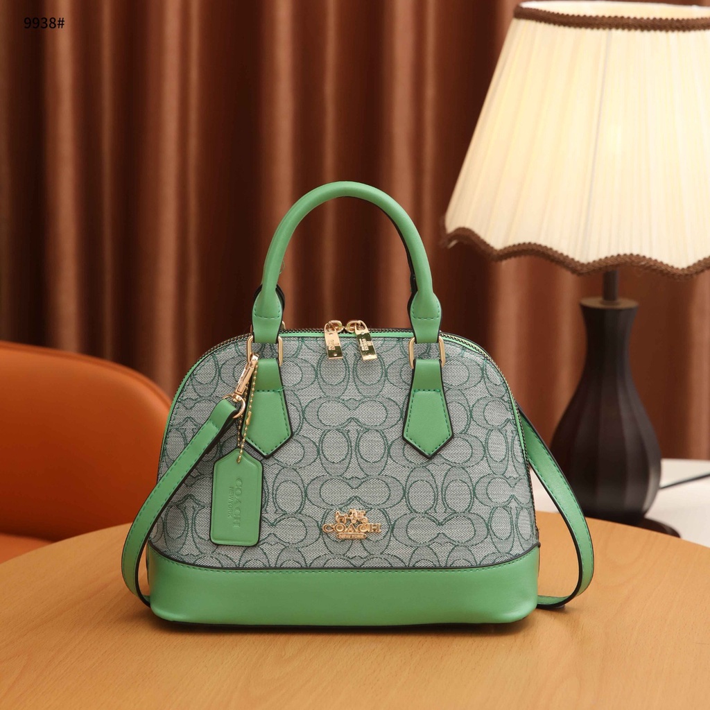 COA Signature Canvas Handbag Shoulder Bag 9938