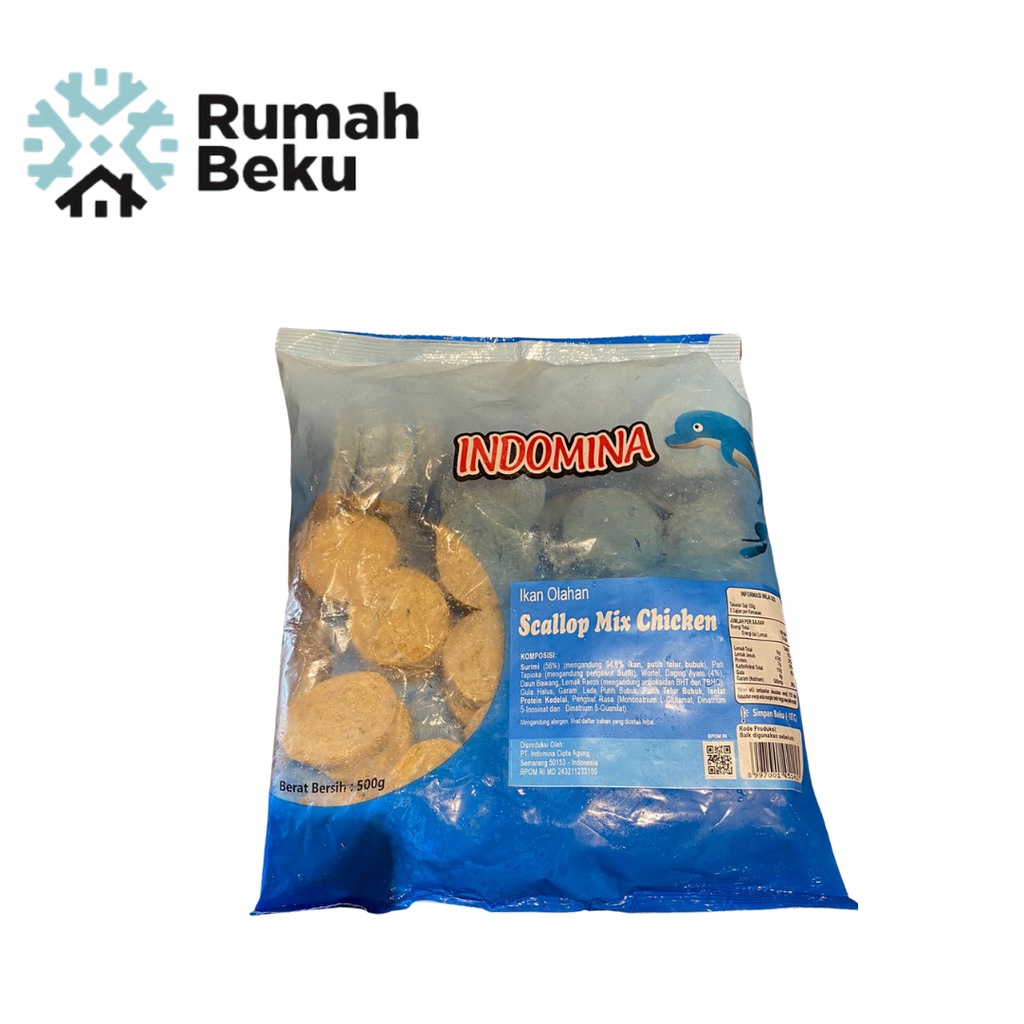 INDOMINA Ikan Olahan Scallop Mix Chicken [murah]