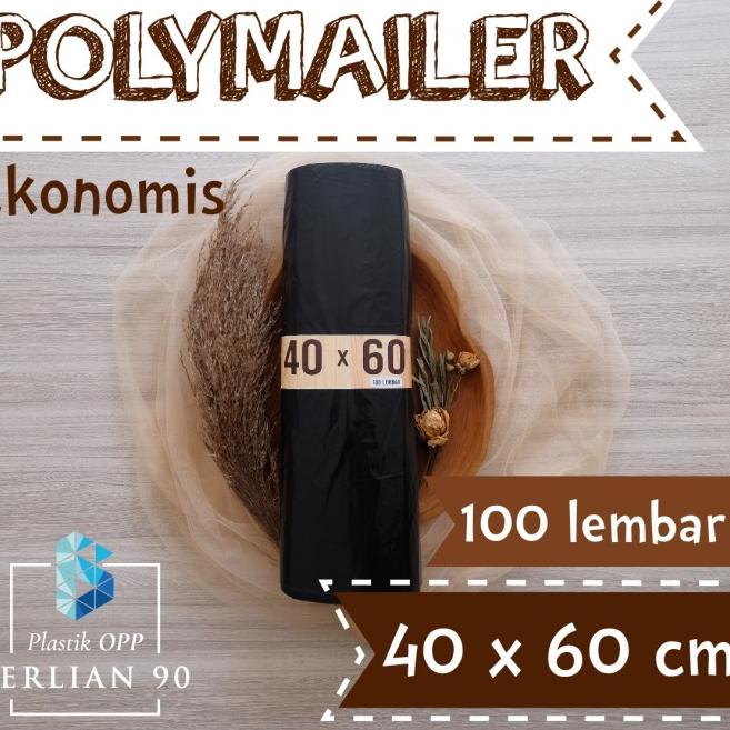 

Kantong Plastik Polymailer 40x60 Cm / Plastik Packing Online Ekonomis - Hitam