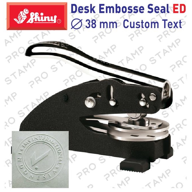 

Paket Stempel Emboss Shiny Desk Seal ED Bulat & Kotak