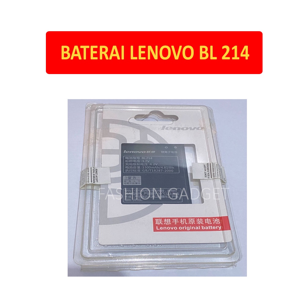Baterai Lenovo BL 214 Untuk Lenovo A316 Lenovo A269 Lenovo A208 Lenovo A218 Lenovo A305 Lenovo BL214 Battery Batu Batterai Lenovo BL - 214 Batrei BL-214 Batere Batre Untuk Hp Lenovo
