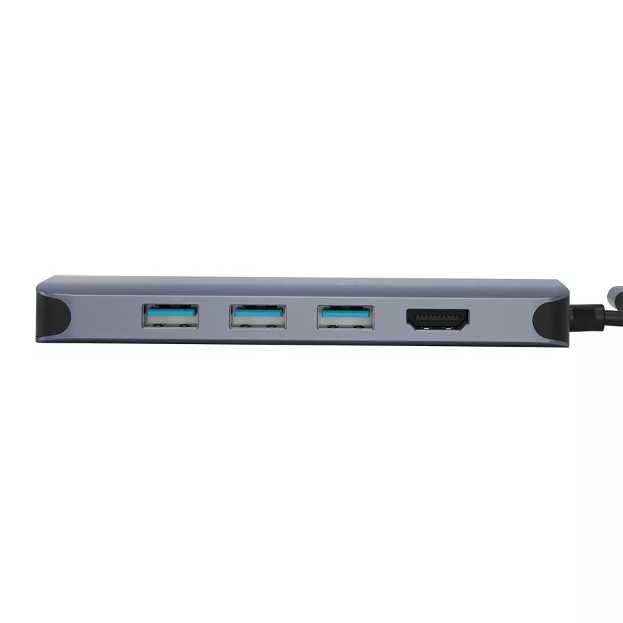 WIWU ALPHA 12 in 1 USB C to USB 3.0 HUB / HDMI / SD / TF / RJ45 / JACK / TYPE-C / MULTI PORTS