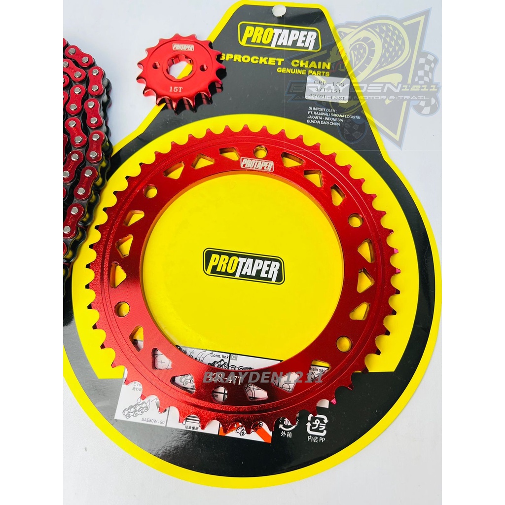 Gear crf 150L / Gear set warna crf 150 / Gear warna crf protaper / gear sss crf150