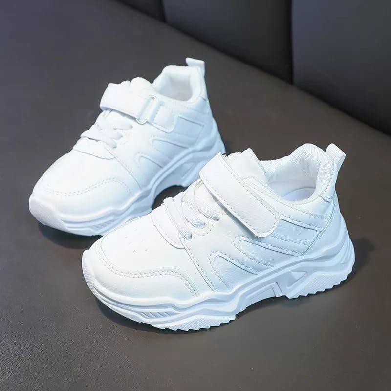 A06 Sepatu Sekolah Anak Laki - Laki Perempuan Sneakers JPA Korea Terbaru