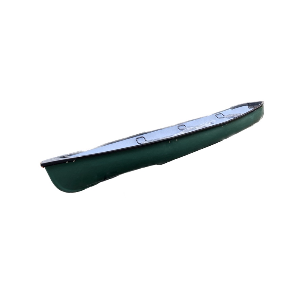 J Seven Canoe Dark Green Colour - canoe mesin - canoe dayung - perahu