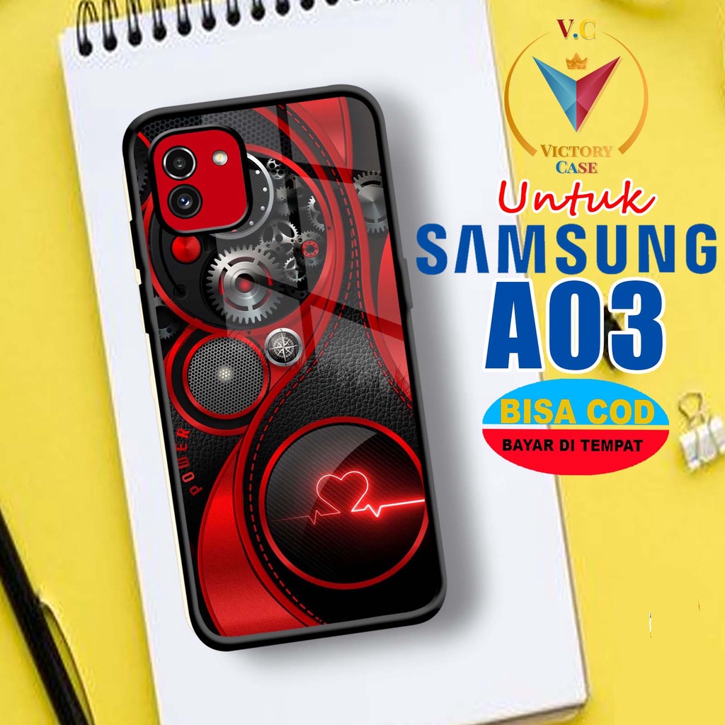 Case SAMSUNG A03  Victory Case [ MSN ] Case Hp Glossy Casing Hardcase Softcase Bisa cod