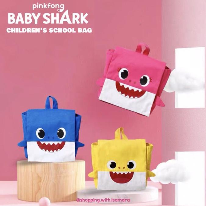 Pinkfong Baby Shark Children's School Bag / Bagpack / Tas Ransel Anak