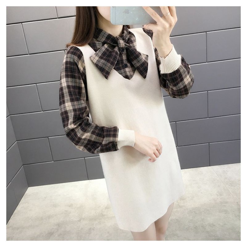 Baju blouse blus kemeja basic polos casual ruffle outfit natal christmas tartan flanel formal kerja 