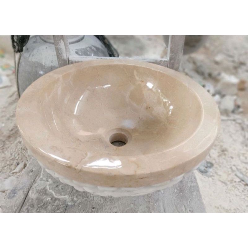 Wastafel Marmer Murah Wastafel Modif Luar Batu Tempel Putih Wastafel Marmer Cuci Tangan