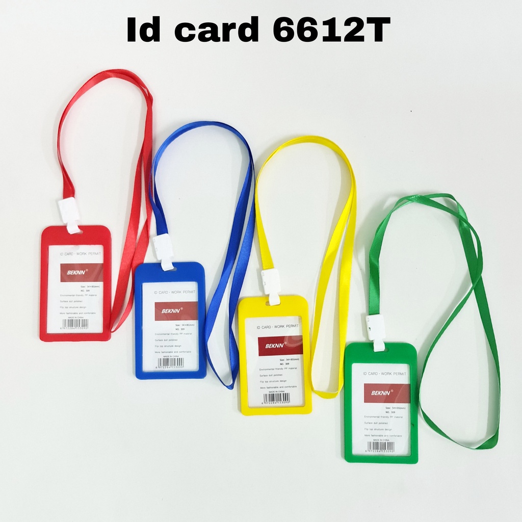 

SOS ID Card+Tali 6612T(10pc)/Kartu ID/Gantungan Nama/Name Tag