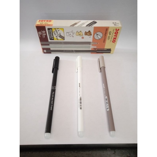 

bolpen pulpen bisa dihapus erasable pen joyko per pcs
