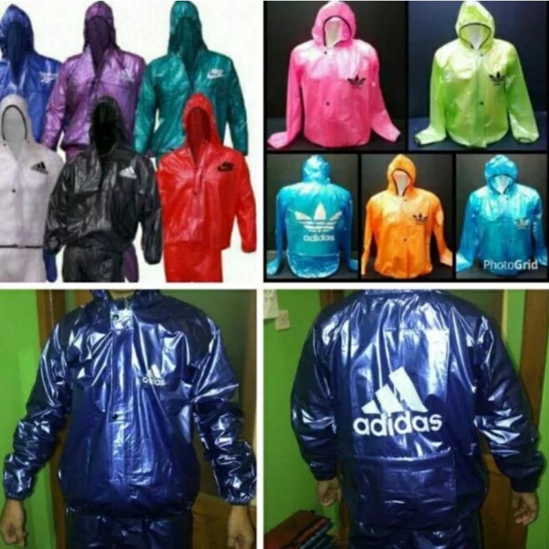 Jas Hujan Adidas Reebok warna RANDOM