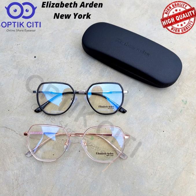 Frame Kacamata Wanita Titanium Elizabeth Arden 11003 Grade Original