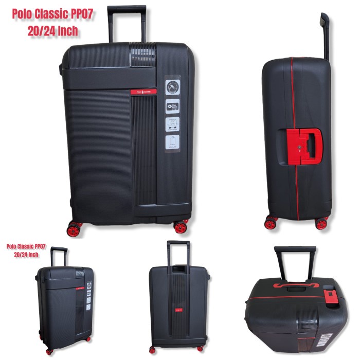 Koper 20 Inch - 26 Inch Jumbo Polo Classic PP07 Original - Anti Pecah