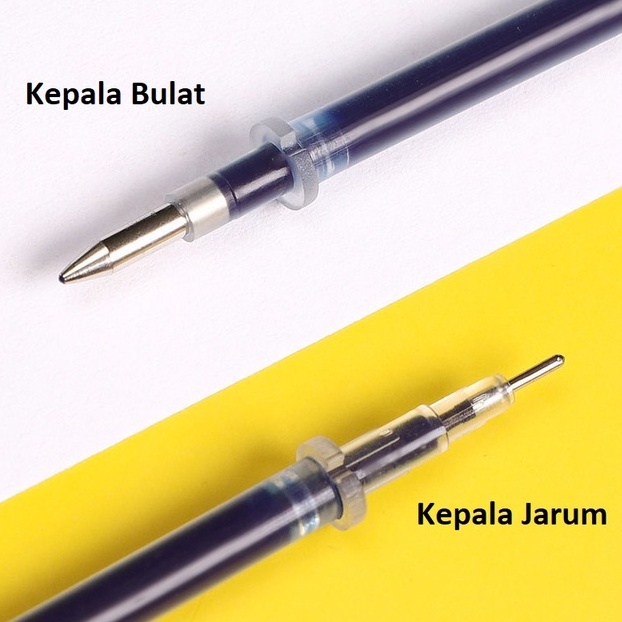 20pcs Refil Isi Refill Pulpen Pena Gel Warna Merah Hitam Biru GM-ST0001