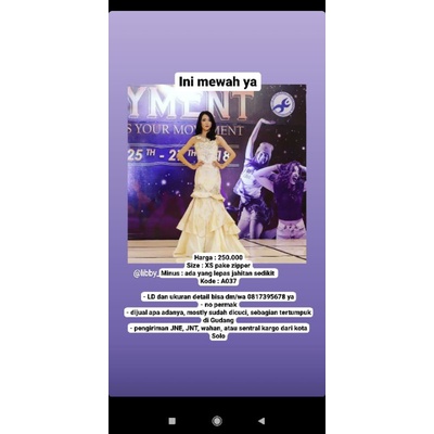 gaun mewah pl gaun pesta preloved gaun second