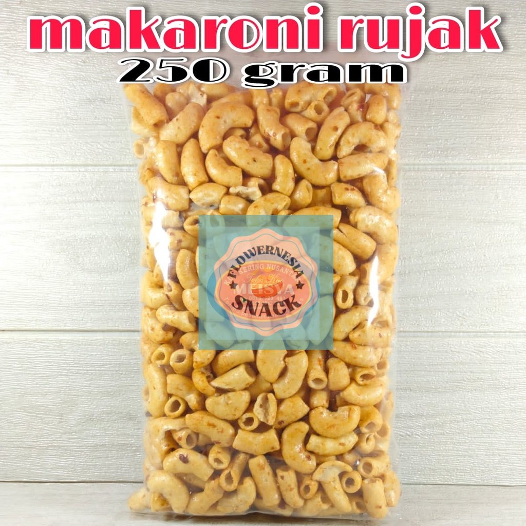 

Makaroni Pedas Bumbu Rujak Pedas Manis 250 Gr