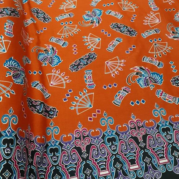 BATIK KATUN MOTIF PAPUA/batik katun /kain batik meteran