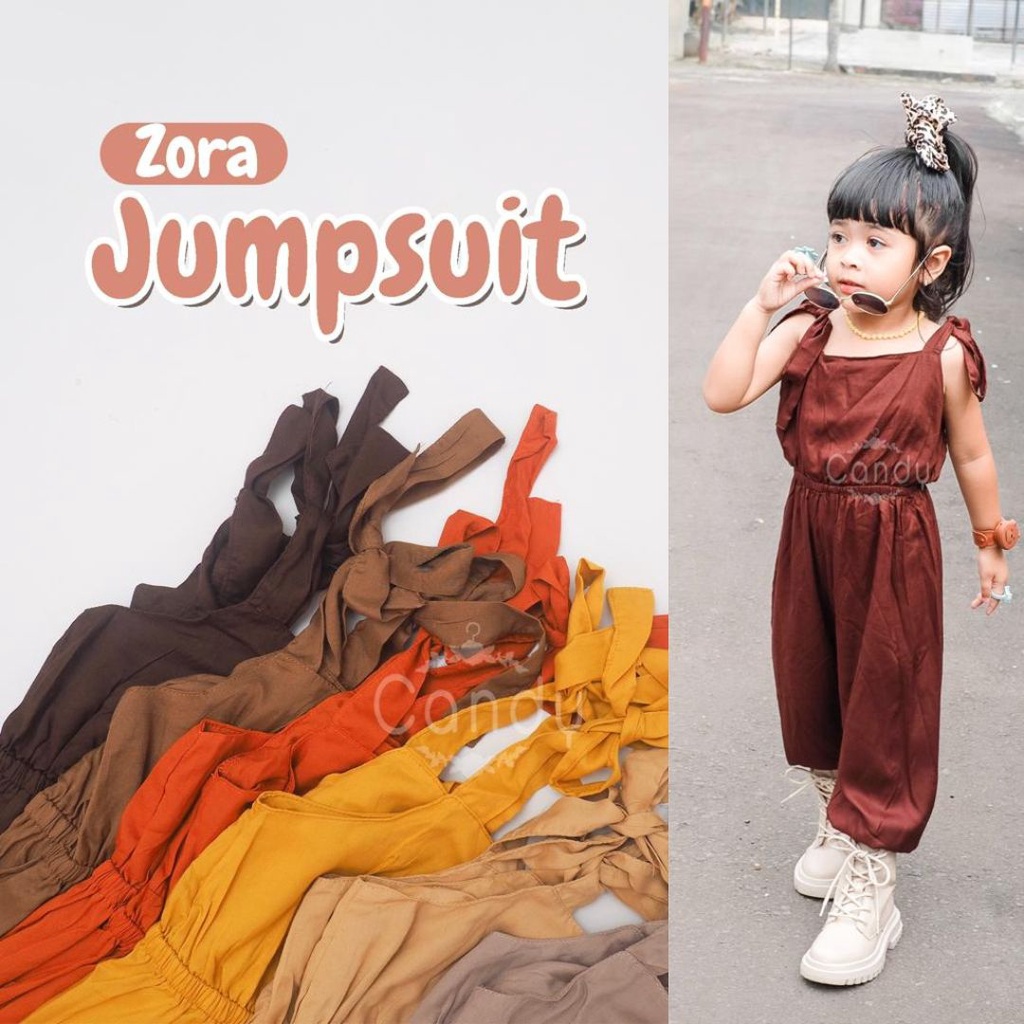 Jual Jumpsuit Anak Candy Zora Jumpsuit / Jumpsuit anak polos Zora