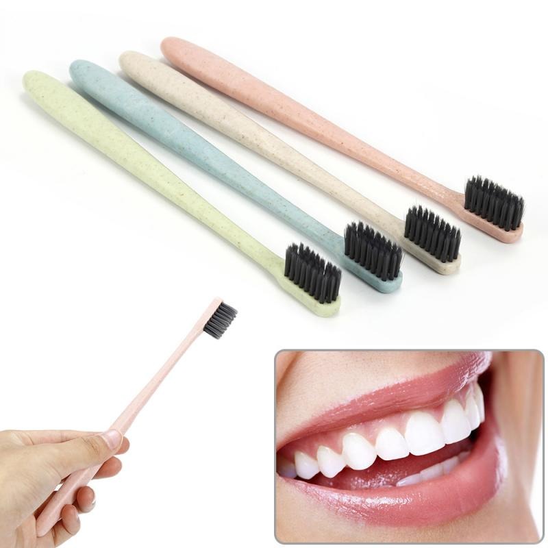 Sikat Gigi Dewasa YS-2 1 SET 4PCS Tavel Toothbrush Double Care Sensitive Soft-Sweet Bee Sikat Gigi charcoal toothbrush economy travel portable