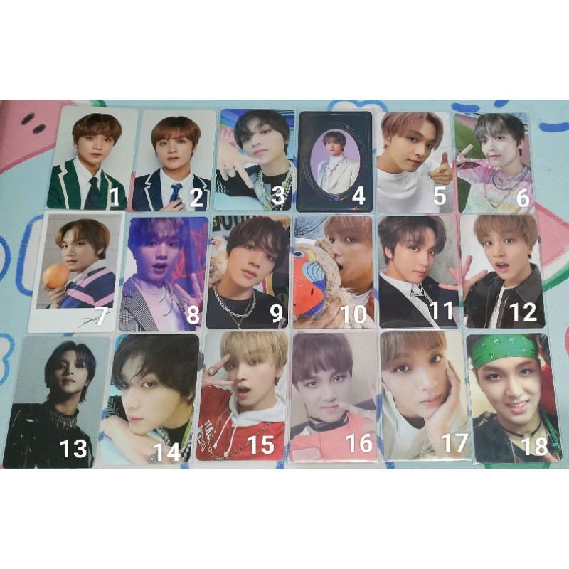WTS PC HAECHAN NCT UNIVERSE B2S PIZZA HELLO PP SG22 FIRETRUCK JAMET CLASSIC MC YB BOBOAN ACRYLIC GAM