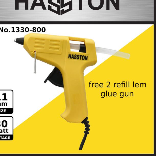 

HASSTON PROHEX Glue Gun Listrik 80W (1330-800)