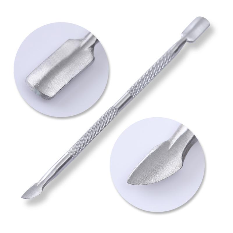 Set Alat Pembersih Kutikula Bahan Stainless Steel Untuk Manicure Pedicure