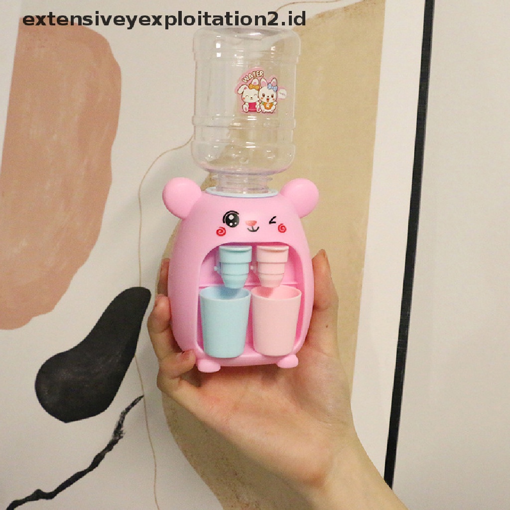 Mainan Simulasi Dispenser Air Mini Motif Kartun Untuk Anak